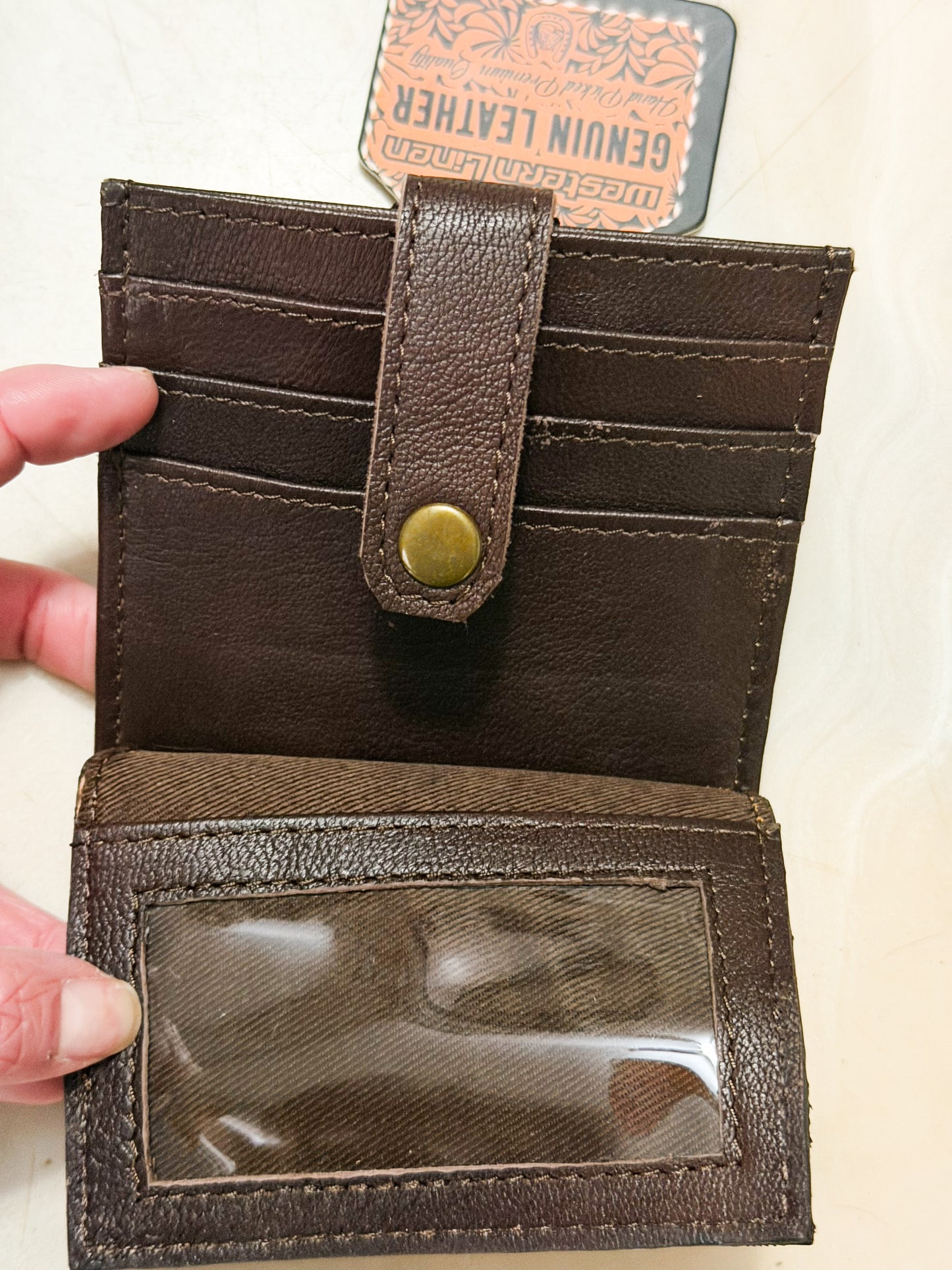 Turquoise Checkmate Card Wallet