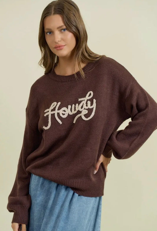 Howdy Knit Sweater