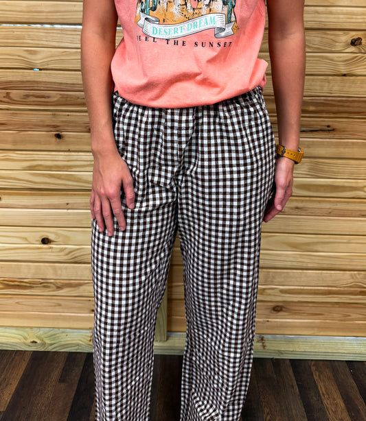 Gingham Pants