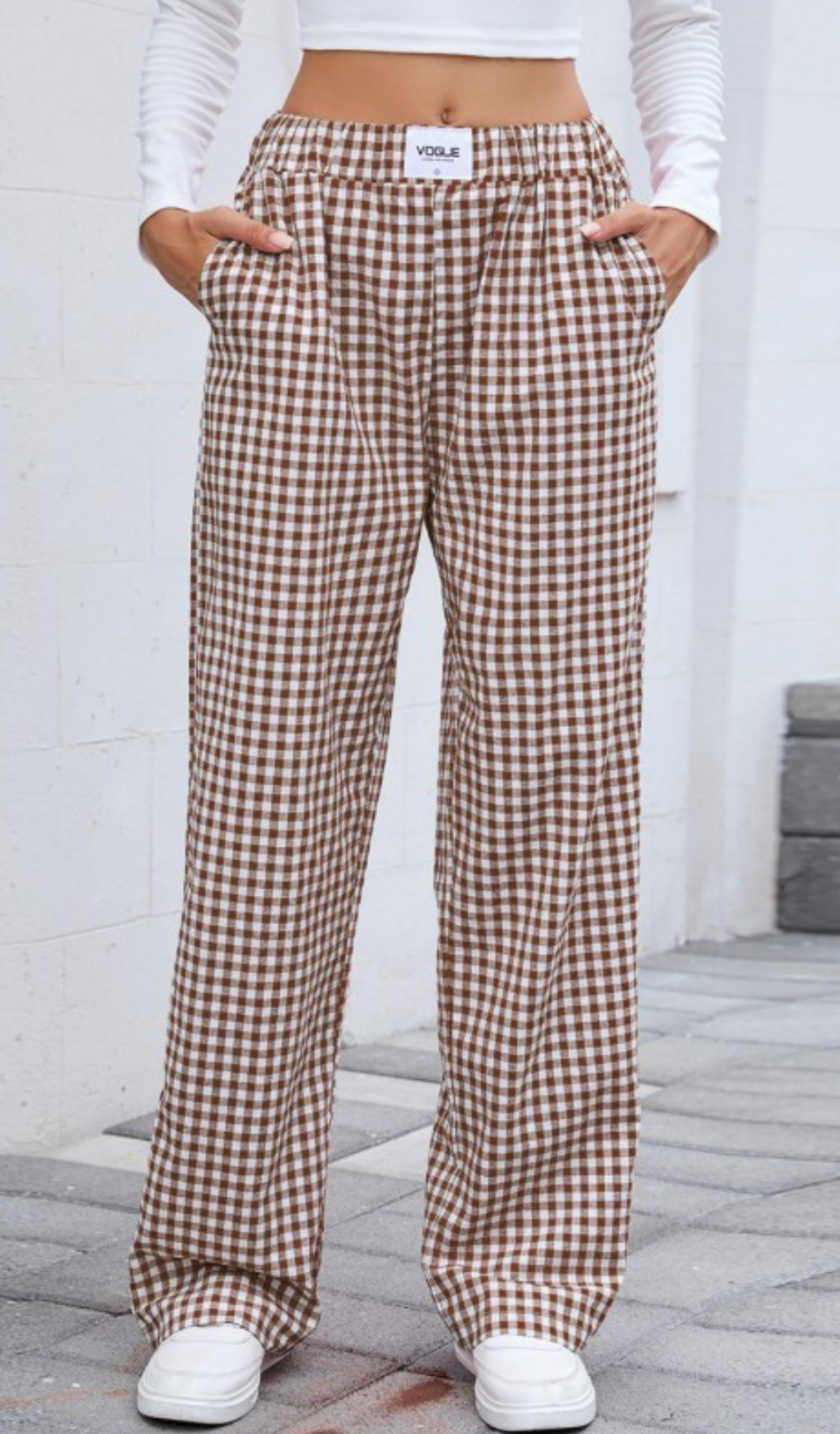 Gingham Pants